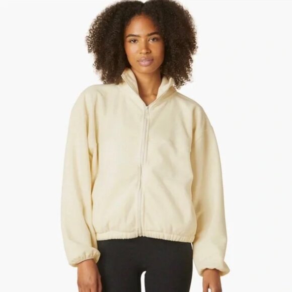 Beyond Yoga Feeling Chill Fleece Full‎ Zip Jacket - Picture 1 of 14